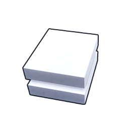 Pure White Square Table
