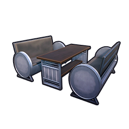 Black Iron Four-Seat