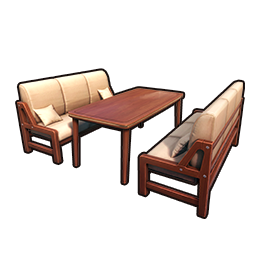 Cream Four-Seat
