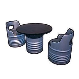 Black Iron Double Seat