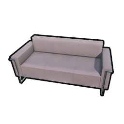 Black Velvet Sofa - Two-Seater